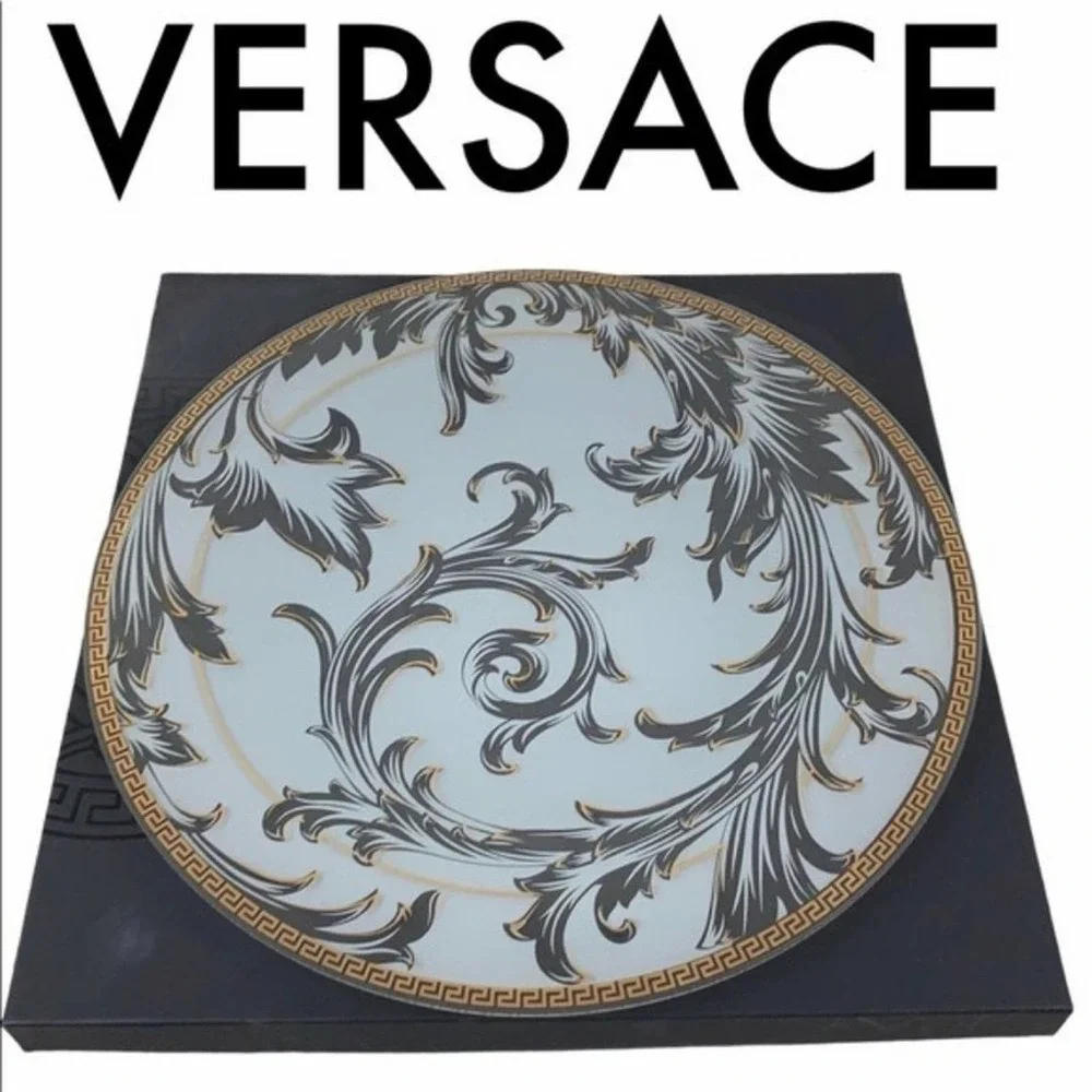 VERSACE LARGE PLATTER / SERVING PLATE ARABESQUE - Picture 1 of 10
